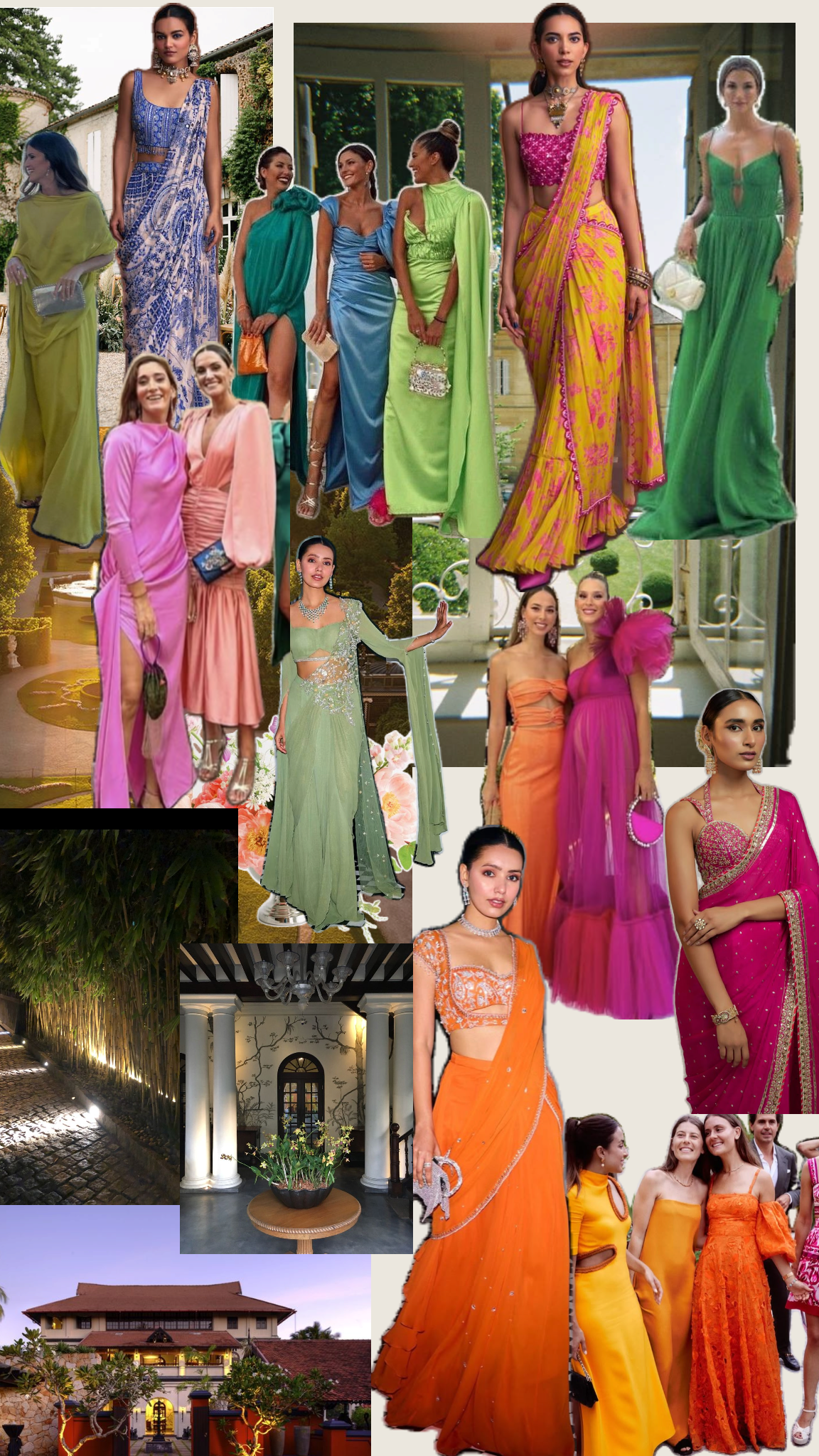 Vibrant contemporary Indian wear in bold colors